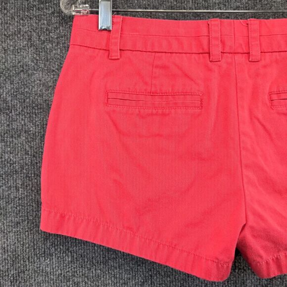 J. Crew Womens Chino Shorts Pink Size 2 Slash Pockets Cotton - Picture 8 of 11